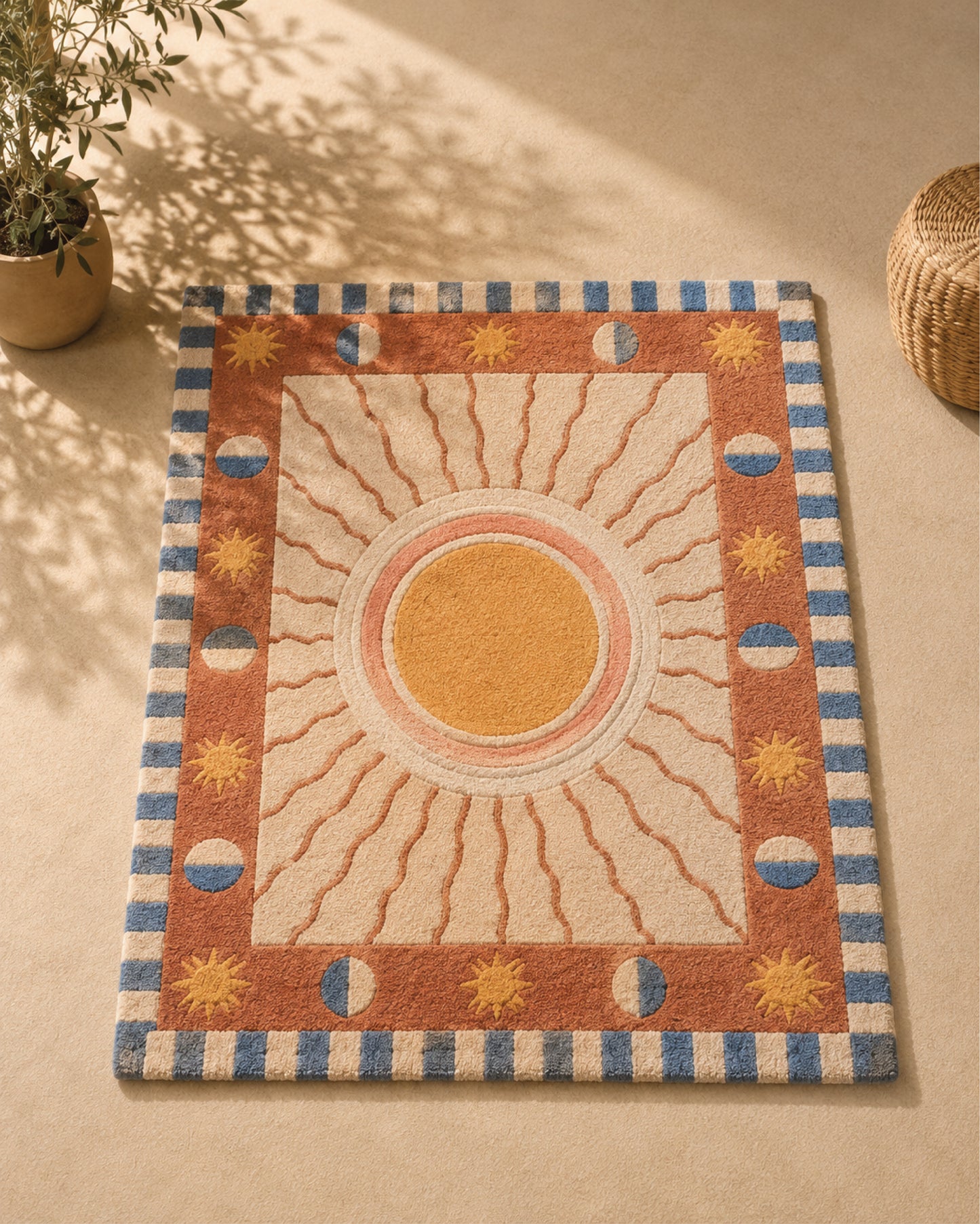 Golden Hour Tufted Rug