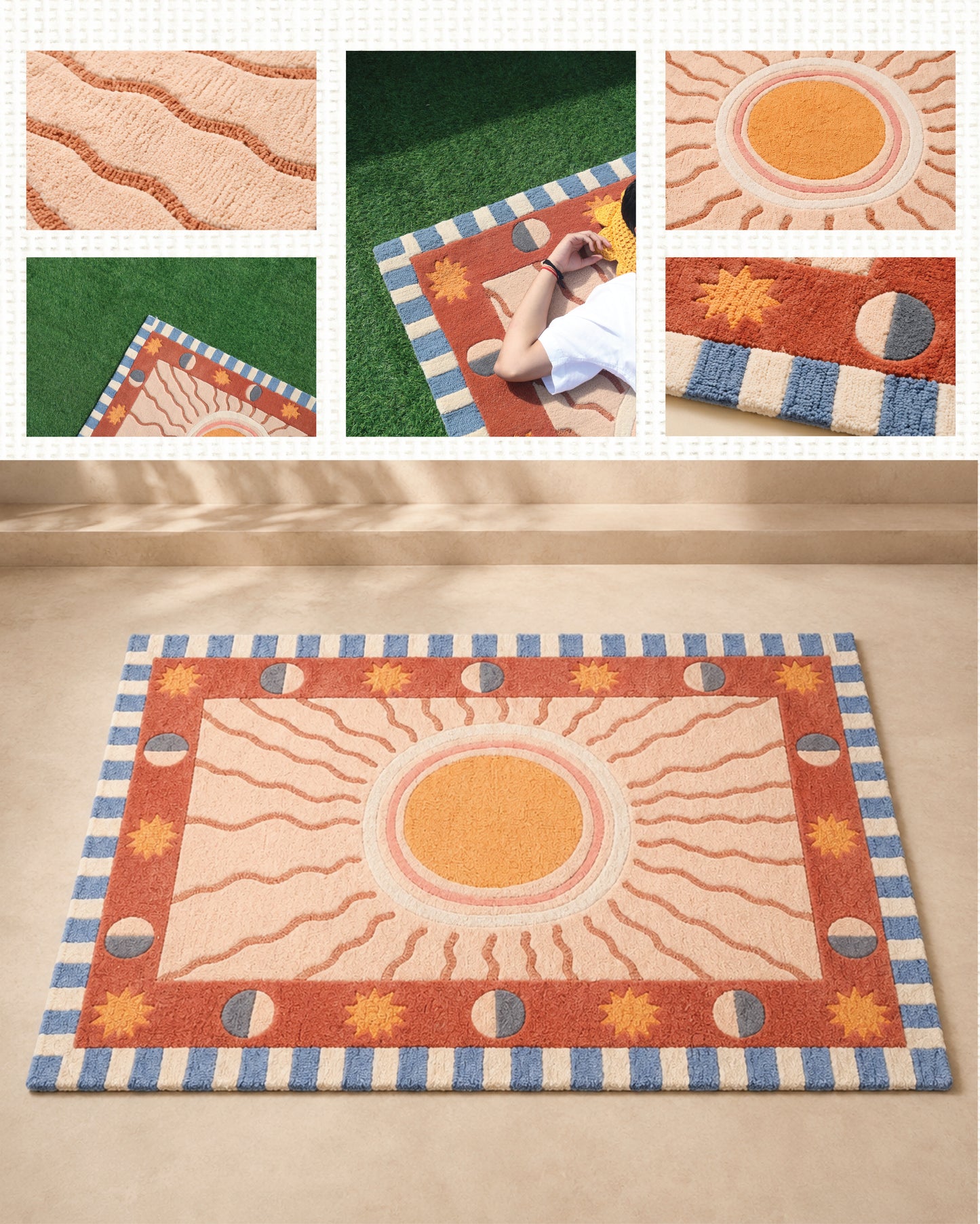 Golden Hour Tufted Rug